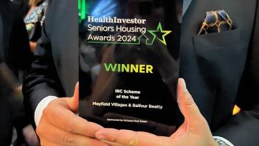 Mayfield Watford wins IRC Scheme of the Year at the Health Investor Seniors Housing Awards 2024